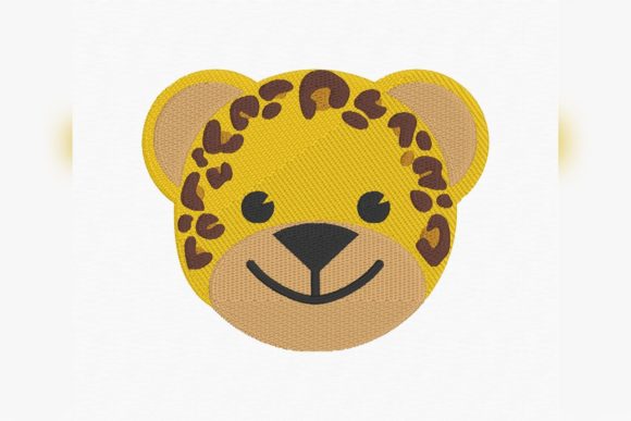 Cartoon Leopard Face