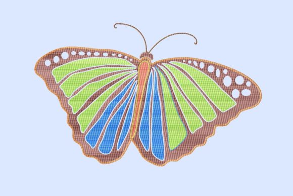 Cute Brown Fall Butterfly