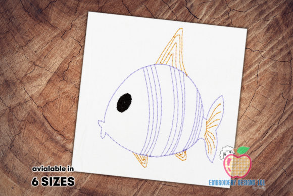Cute Cartoon Fish Sketch