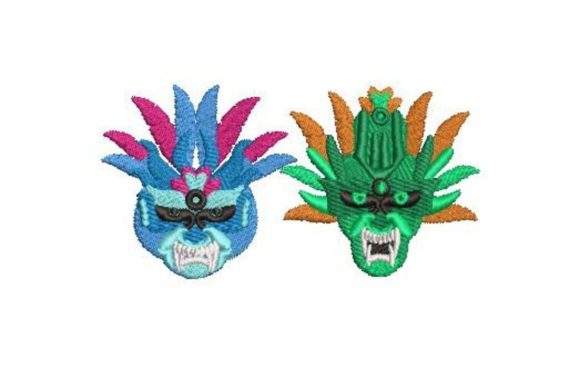 Domincan Carnival Figures