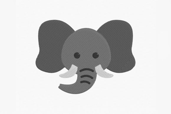 Elephant Face Cartoon