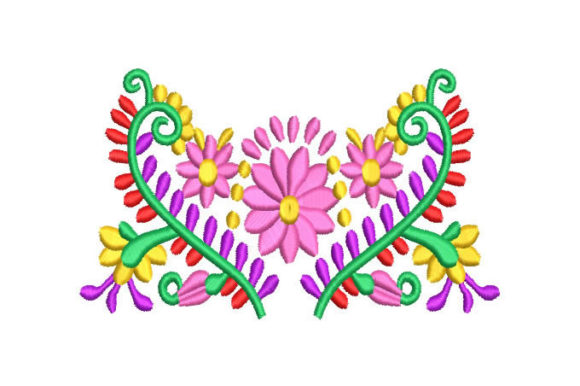 Heart Shaped Colorful Flowers