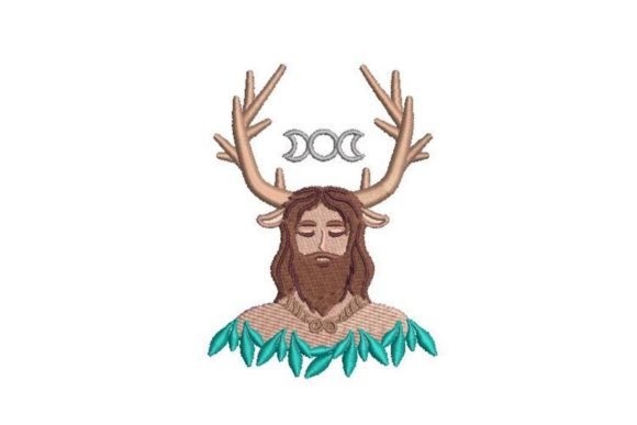 Horned God Embroidery Design Review