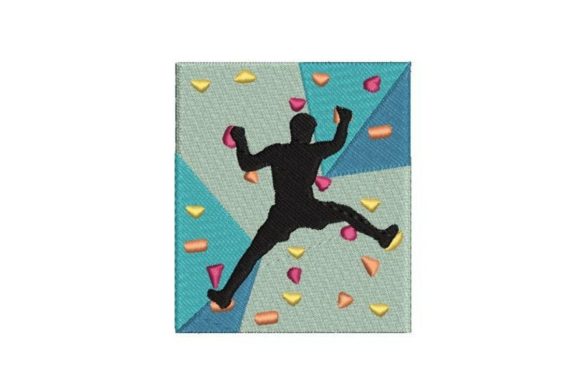 Man Bouldering