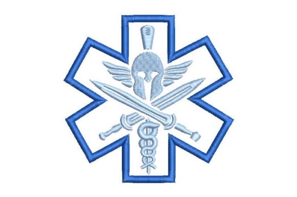 Star of Life with Helmet