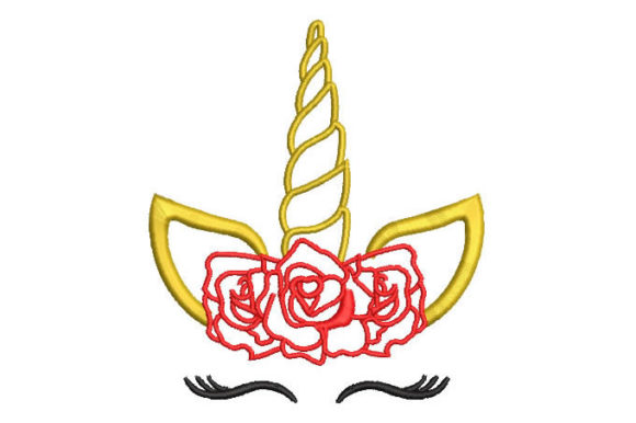 Unicorn with Roses