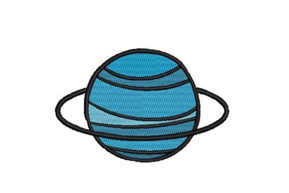 Uranus Embroidery Design
