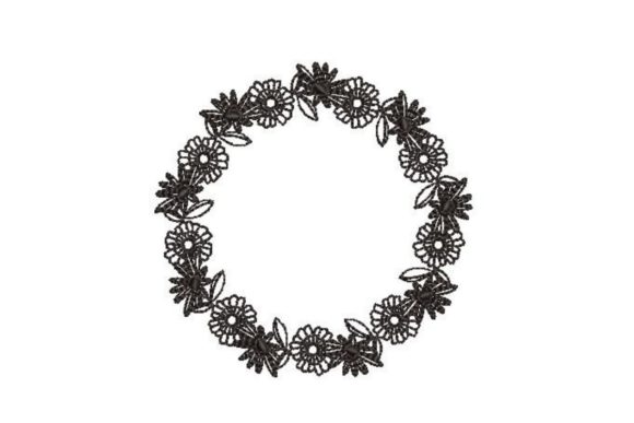 Vintage Style Round Herb Border